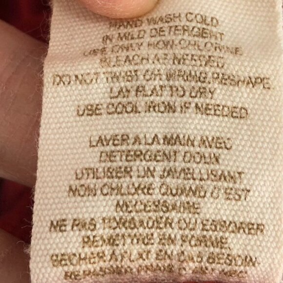 Free  People Rust Orange Embroidered Longsleeve Scoop neck Knit top size XS - Picture 14 of 16